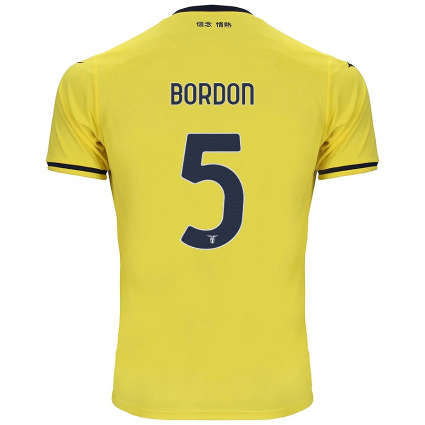 Criança Camisola Filipe Bordon #5 Amarelo Alternativa 2024/25 Camisa