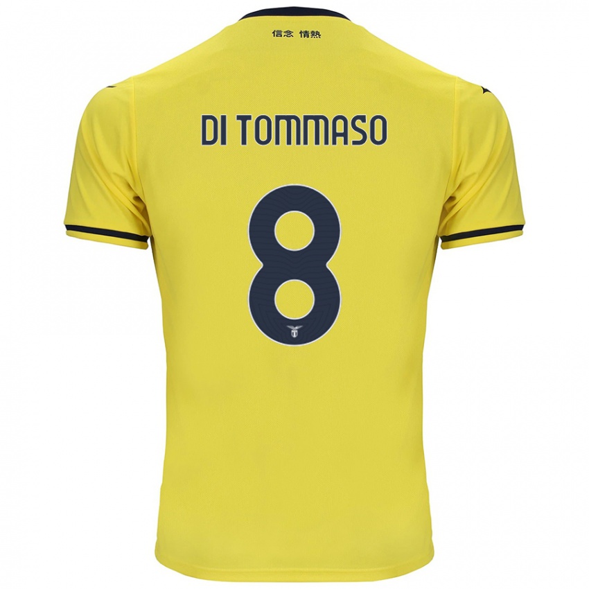 Criança Camisola Leonardo Di Tommaso #8 Amarelo Alternativa 2024/25 Camisa