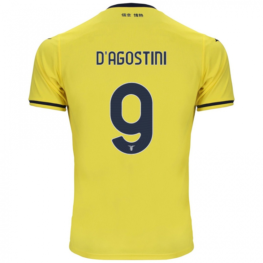 Criança Camisola Lorenzo D'agostini #9 Amarelo Alternativa 2024/25 Camisa