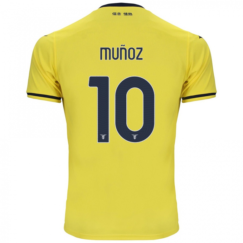 Criança Camisola Cristo Muñoz #10 Amarelo Alternativa 2024/25 Camisa