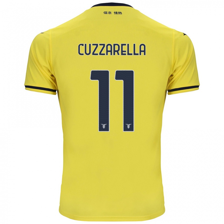 Criança Camisola Cristian Cuzzarella #11 Amarelo Alternativa 2024/25 Camisa