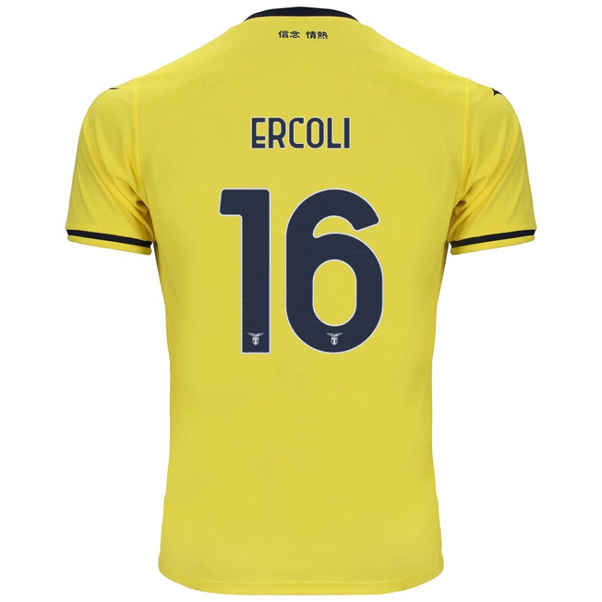 Criança Camisola Michele Ercoli #16 Amarelo Alternativa 2024/25 Camisa