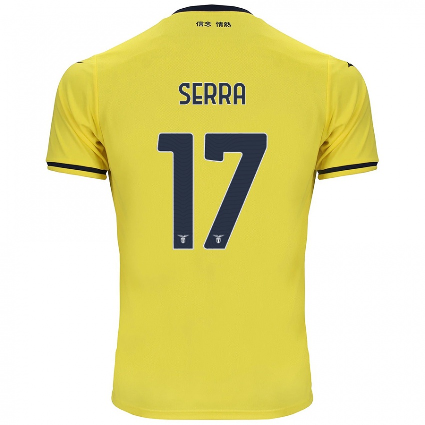 Criança Camisola Federico Serra #17 Amarelo Alternativa 2024/25 Camisa