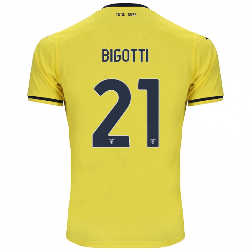 Criança Camisola Massimo Bigotti #21 Amarelo Alternativa 2024/25 Camisa