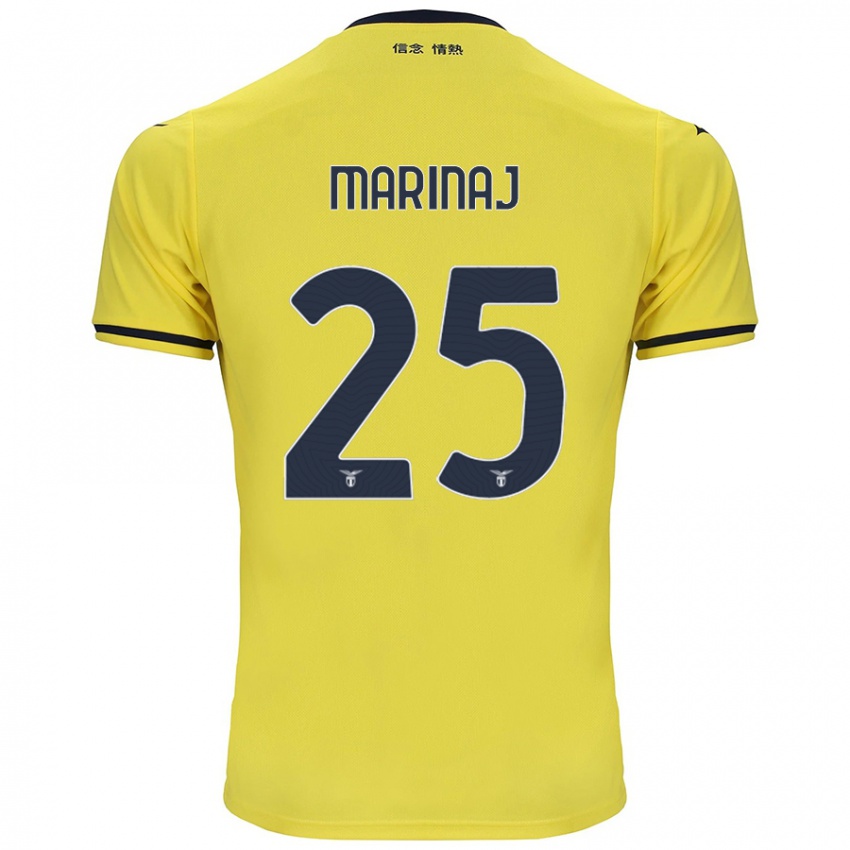 Criança Camisola Kledi Marinaj #25 Amarelo Alternativa 2024/25 Camisa