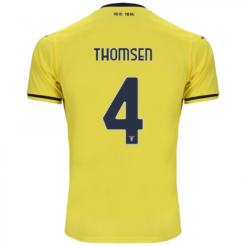 Criança Camisola Maria Møller Thomsen #4 Amarelo Alternativa 2024/25 Camisa