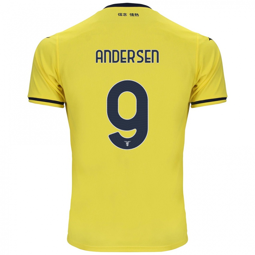 Criança Camisola Signe Holt Andersen #9 Amarelo Alternativa 2024/25 Camisa