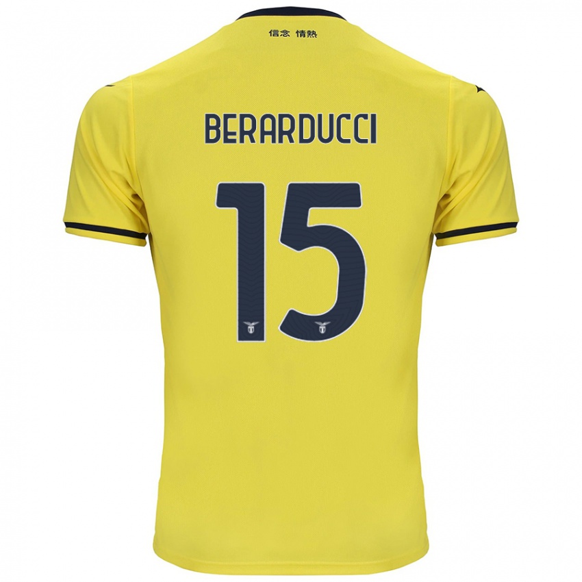 Criança Camisola Martina Berarducci #15 Amarelo Alternativa 2024/25 Camisa