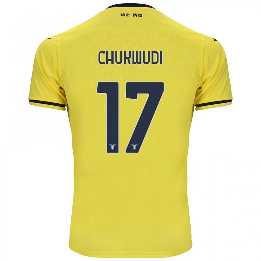 Criança Camisola Ogonna Franca Chukwudi #17 Amarelo Alternativa 2024/25 Camisa