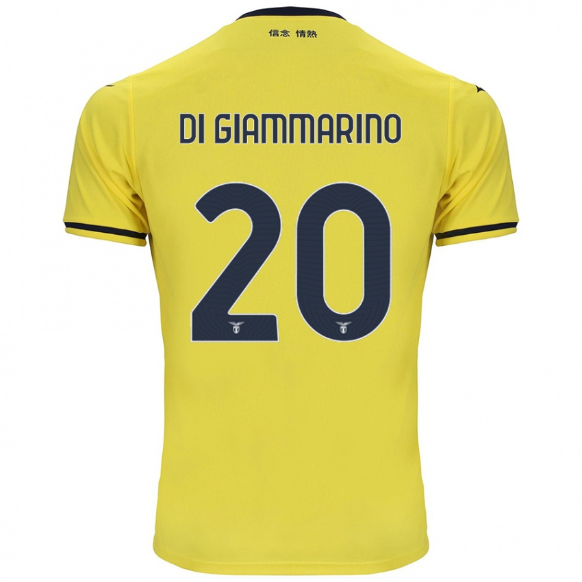 Criança Camisola Virginia Di Giammarino #20 Amarelo Alternativa 2024/25 Camisa