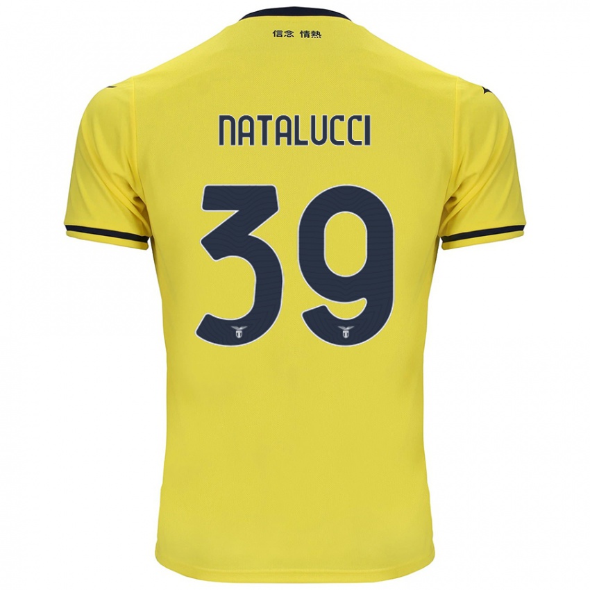 Criança Camisola Serena Natalucci #39 Amarelo Alternativa 2024/25 Camisa