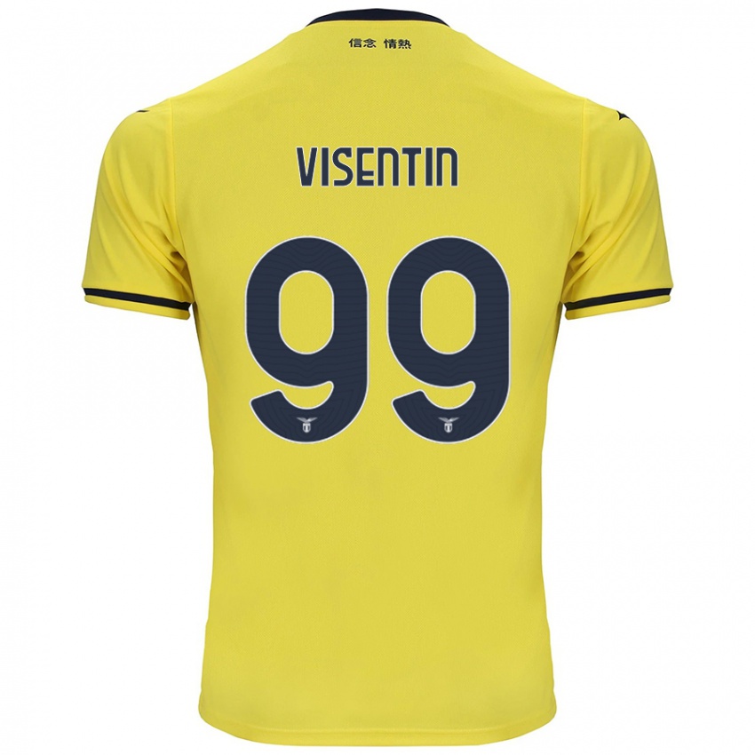 Criança Camisola Noemi Visentin #99 Amarelo Alternativa 2024/25 Camisa