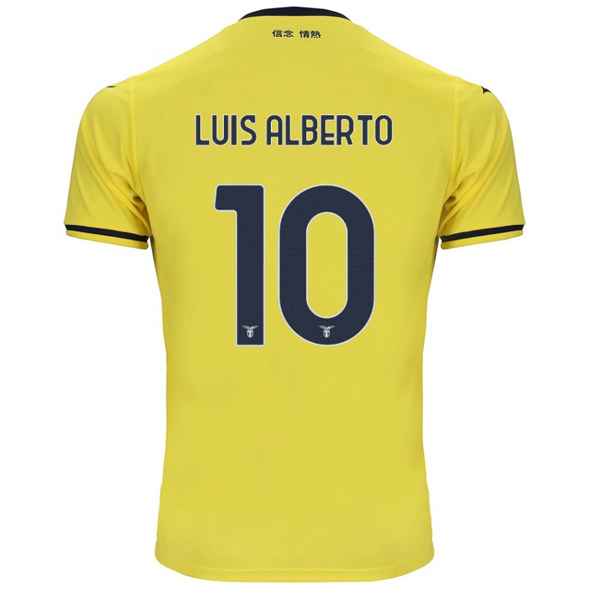 Criança Camisola Luis Alberto #10 Amarelo Alternativa 2024/25 Camisa