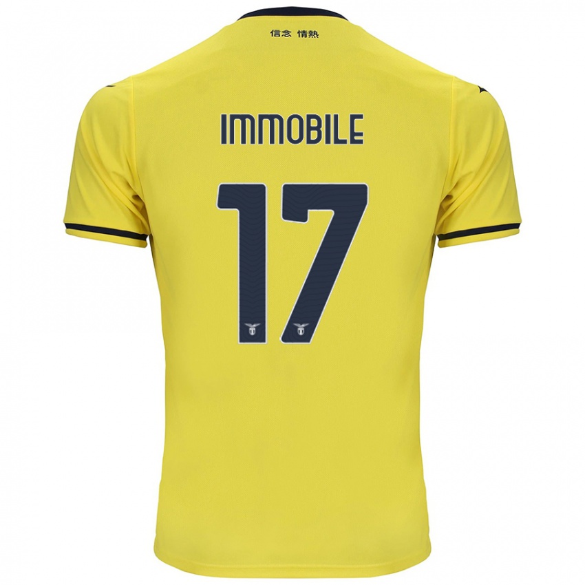 Criança Camisola Ciro Immobile #17 Amarelo Alternativa 2024/25 Camisa