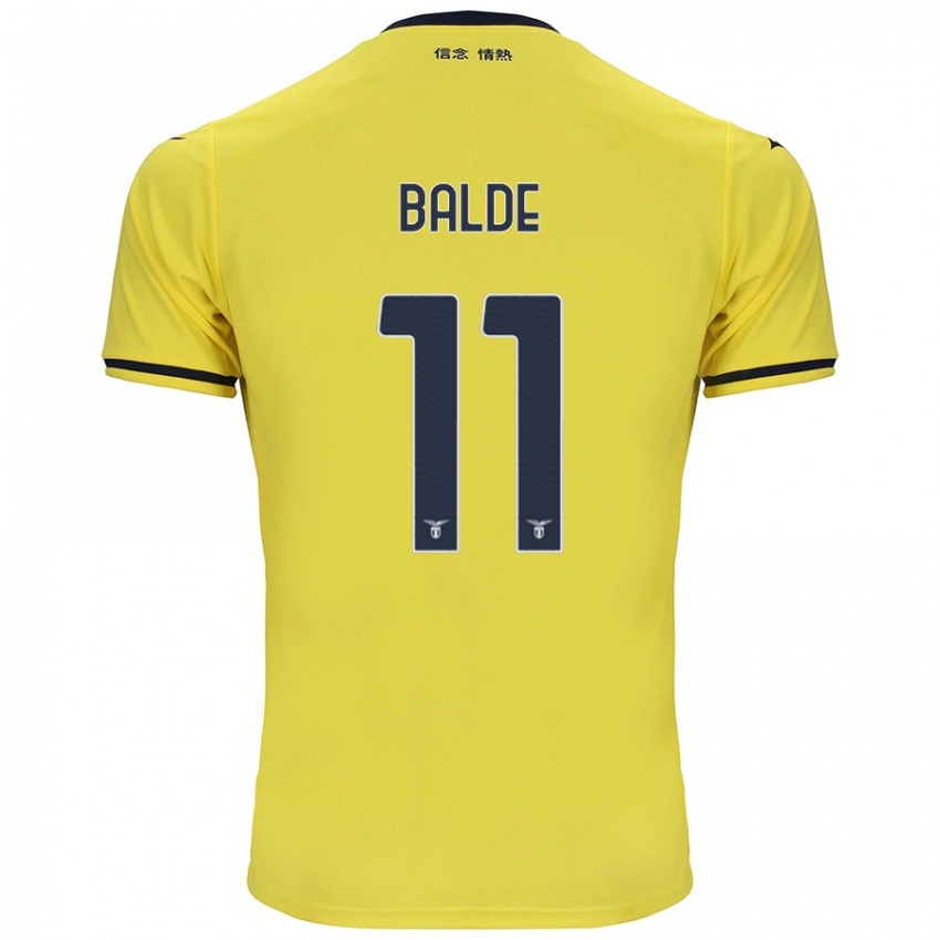 Criança Camisola Mahamadou Balde #11 Amarelo Alternativa 2024/25 Camisa