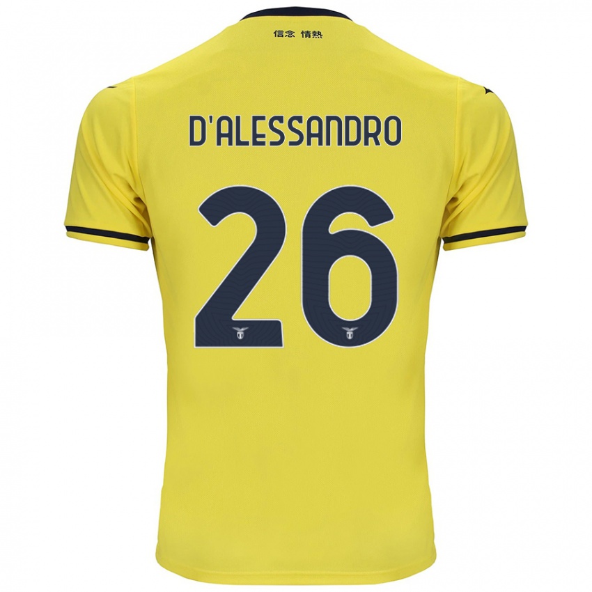 Criança Camisola Mattya D'alessandro #26 Amarelo Alternativa 2024/25 Camisa