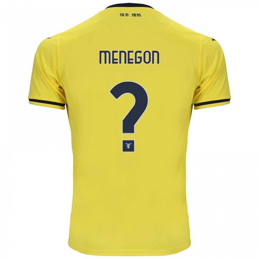 Criança Camisola Riccardo Menegon #0 Amarelo Alternativa 2024/25 Camisa