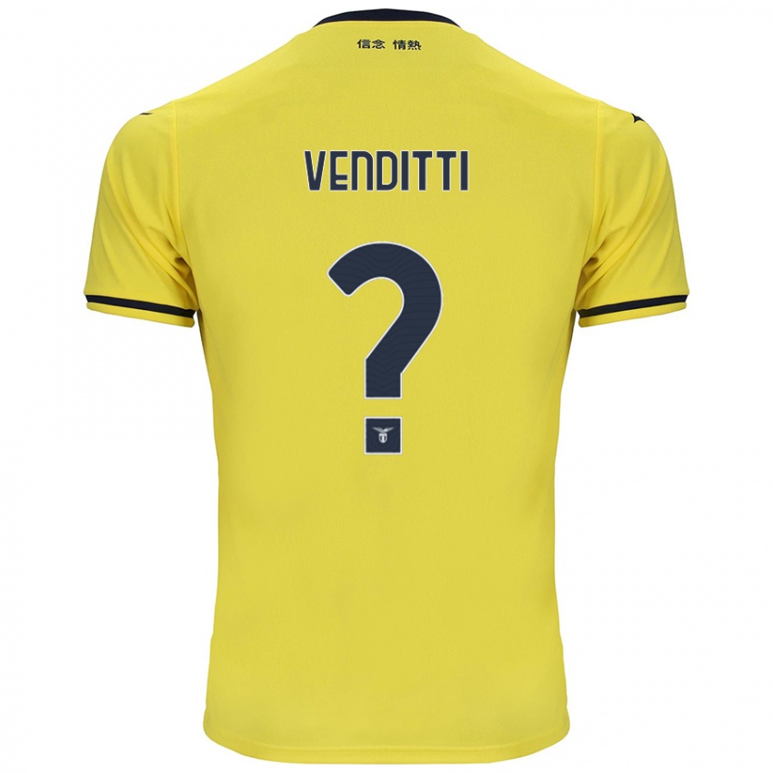 Criança Camisola Pietro Venditti #0 Amarelo Alternativa 2024/25 Camisa