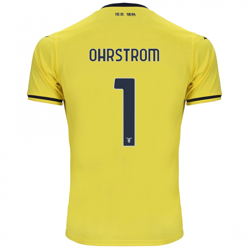 Criança Camisola Stephanie Ohrstrom #1 Amarelo Alternativa 2024/25 Camisa