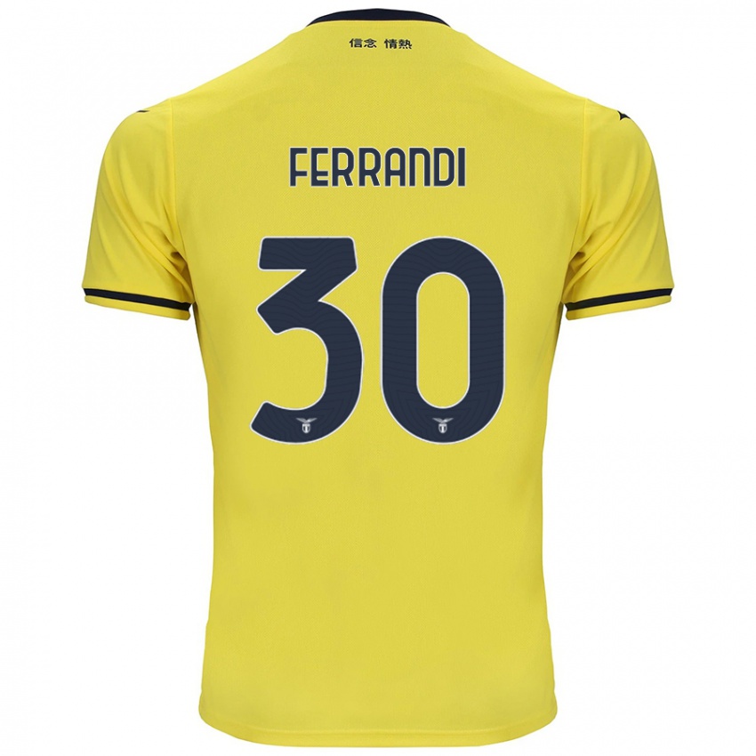 Criança Camisola Giulia Ferrandi #30 Amarelo Alternativa 2024/25 Camisa