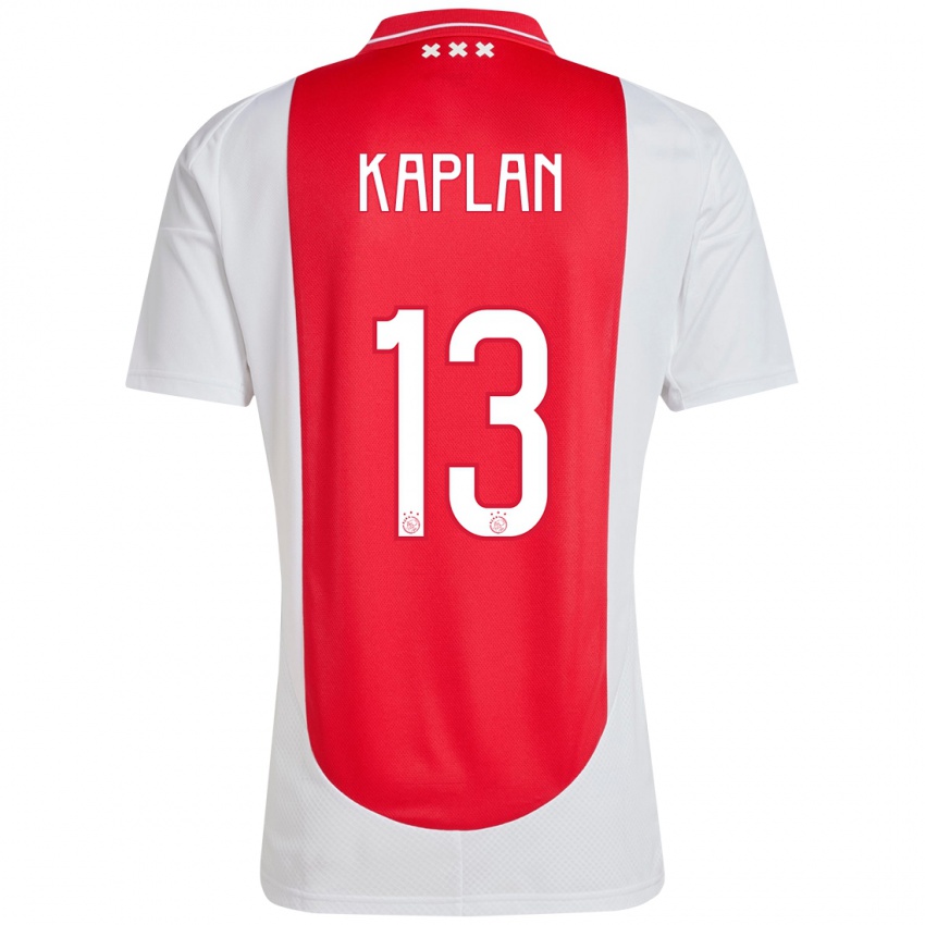 Homem Camisola Ahmetcan Kaplan #13 Branco Vermelho Principal 2024/25 Camisa