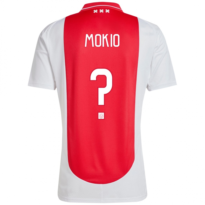 Homem Camisola Jorthy Mokio #0 Branco Vermelho Principal 2024/25 Camisa