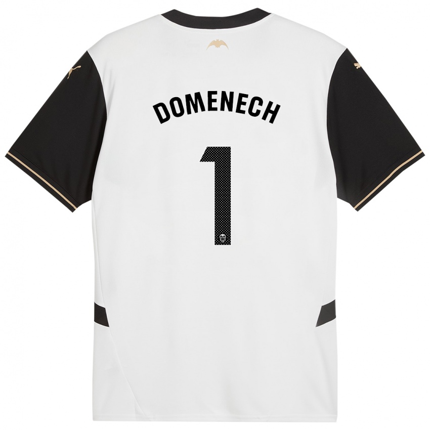 Homem Camisola Jaume Domenech #1 Preto Branco Principal 2024/25 Camisa