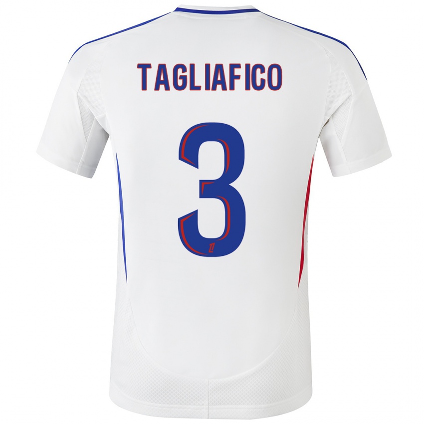 Homem Camisola Nicolas Tagliafico #3 Azul Branco Principal 2024/25 Camisa