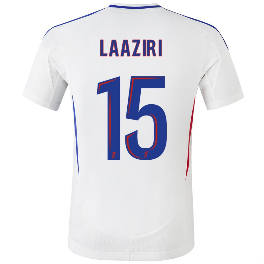 Homem Camisola Achraf Laaziri #15 Azul Branco Principal 2024/25 Camisa