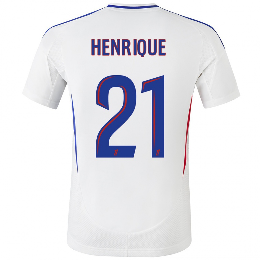 Homem Camisola Henrique #21 Azul Branco Principal 2024/25 Camisa