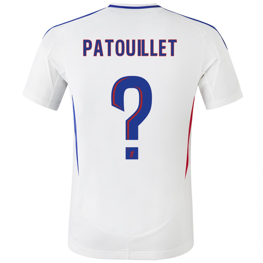 Homem Camisola Mathieu Patouillet #0 Azul Branco Principal 2024/25 Camisa