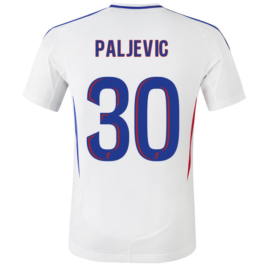 Homem Camisola Alyssia Paljevic #30 Azul Branco Principal 2024/25 Camisa