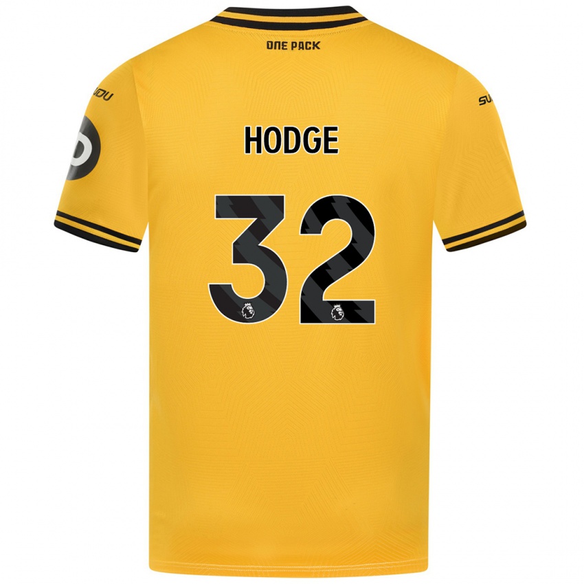 Homem Camisola Joe Hodge #32 Amarelo Principal 2024/25 Camisa