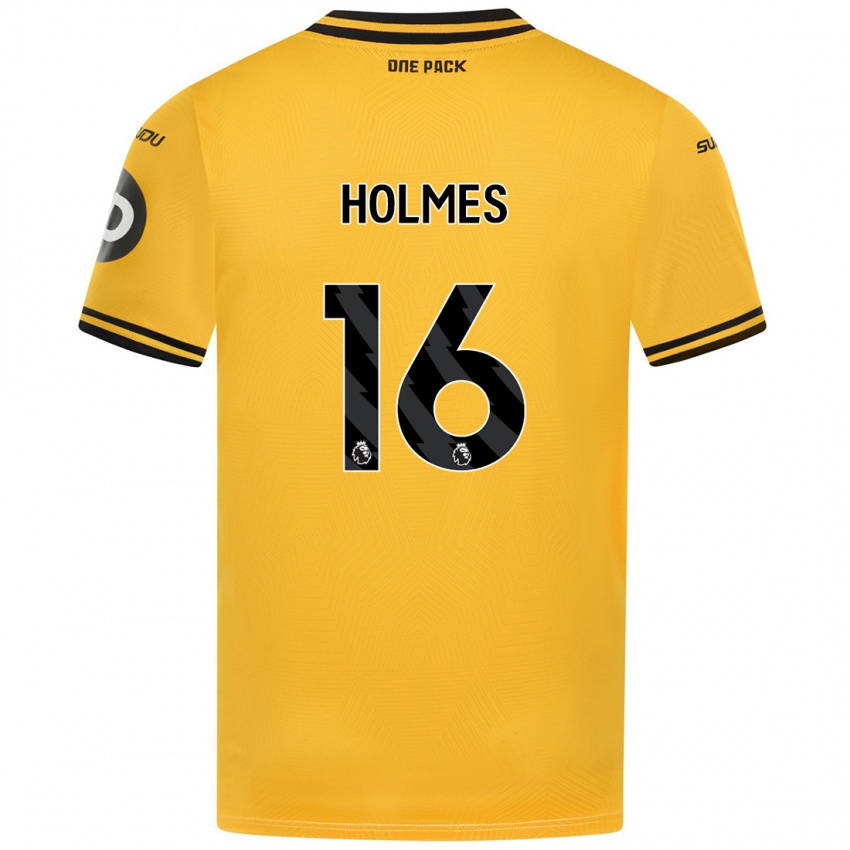 Homem Camisola Summer Holmes #16 Amarelo Principal 2024/25 Camisa