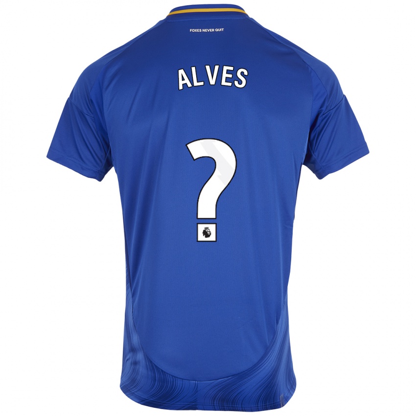 Homem Camisola Will Alves #0 Azul Branco Principal 2024/25 Camisa