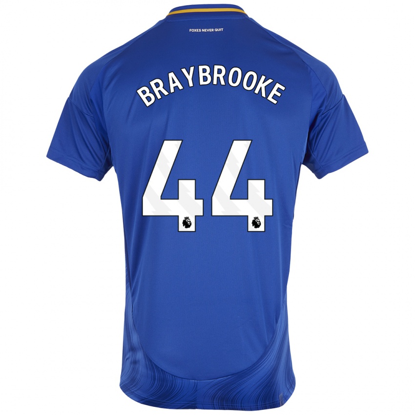 Homem Camisola Sammy Braybrooke #44 Azul Branco Principal 2024/25 Camisa