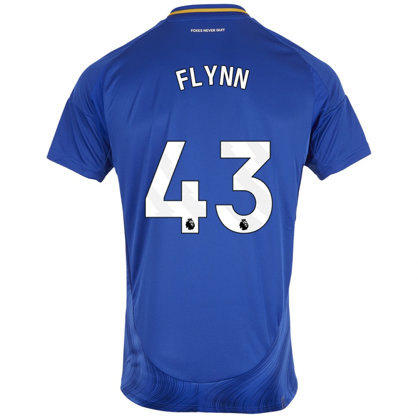 Homem Camisola Shane Flynn #43 Azul Branco Principal 2024/25 Camisa