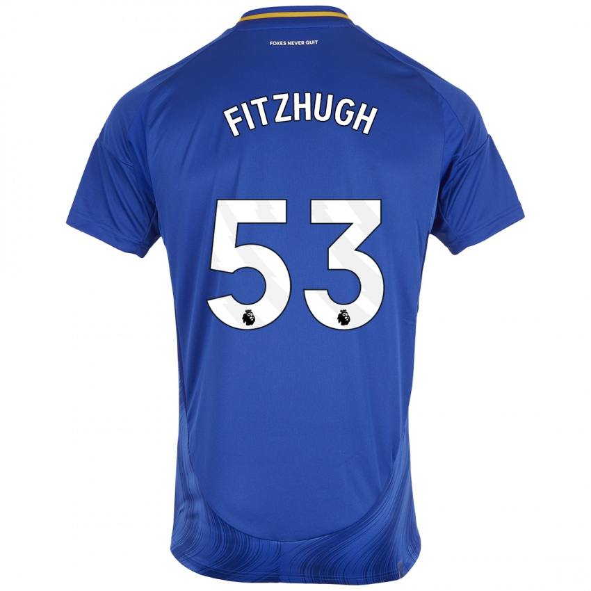 Homem Camisola Ethan Fitzhugh #53 Azul Branco Principal 2024/25 Camisa