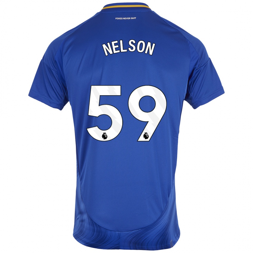 Homem Camisola Ronny Nelson #59 Azul Branco Principal 2024/25 Camisa