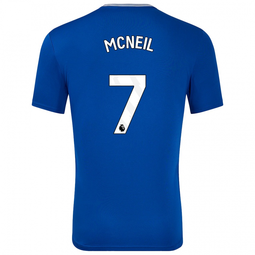 Homem Camisola Dwight Mcneil #7 Azul Com Principal 2024/25 Camisa