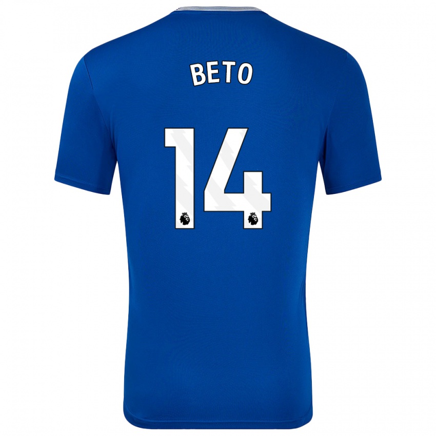 Homem Camisola Beto #14 Azul Com Principal 2024/25 Camisa