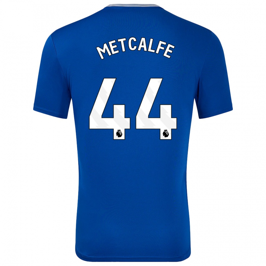 Homem Camisola Jenson Metcalfe #44 Azul Com Principal 2024/25 Camisa