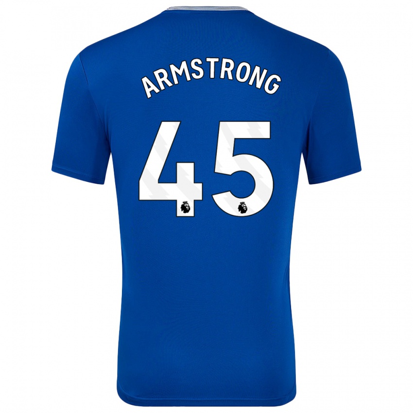 Homem Camisola Harrison Armstrong #45 Azul Com Principal 2024/25 Camisa