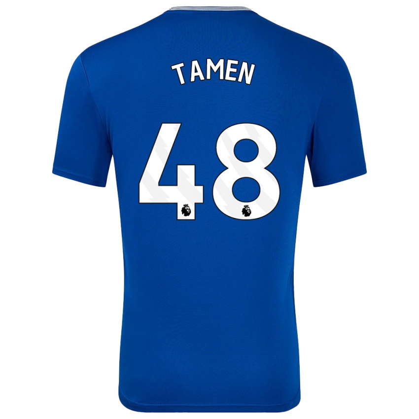 Homem Camisola William Tamen #48 Azul Com Principal 2024/25 Camisa