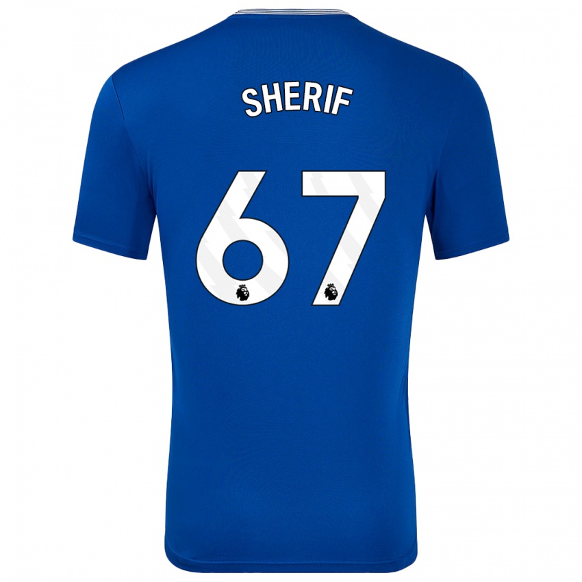 Homem Camisola Martin Sherif #67 Azul Com Principal 2024/25 Camisa