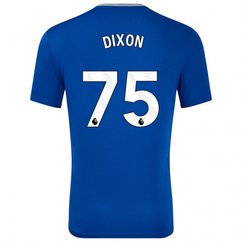 Homem Camisola Roman Dixon #75 Azul Com Principal 2024/25 Camisa