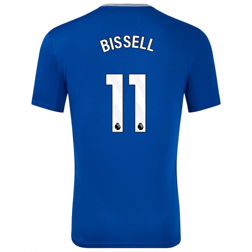 Homem Camisola Emma Bissell #11 Azul Com Principal 2024/25 Camisa