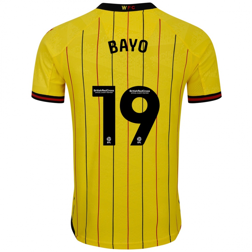 Homem Camisola Vakoun Bayo #19 Preto Amarelo Principal 2024/25 Camisa