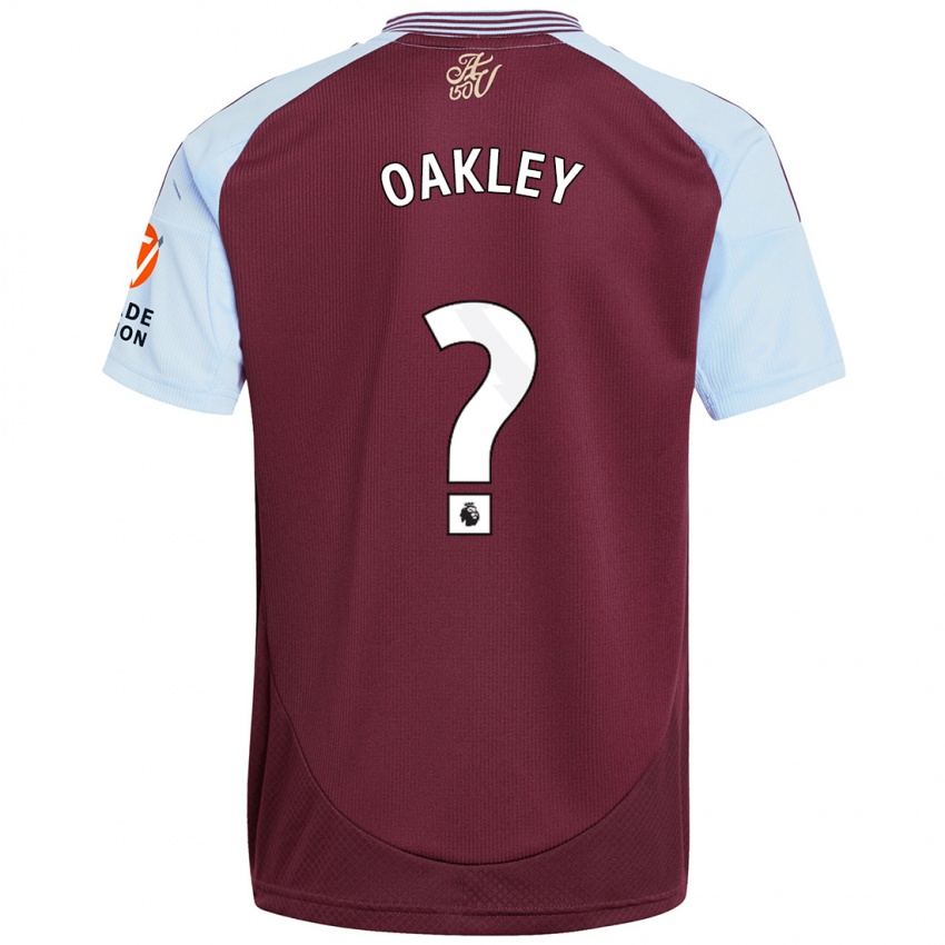 Homem Camisola Rhys Oakley #0 Crédito Borboleta Azul Principal 2024/25 Camisa