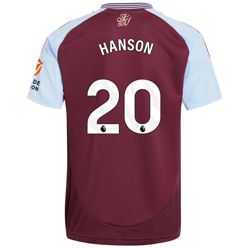 Homem Camisola Kirsty Hanson #20 Crédito Borboleta Azul Principal 2024/25 Camisa